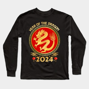 Chinese Lunar New Year 2024 - Year of the Dragon 2024 Long Sleeve T-Shirt